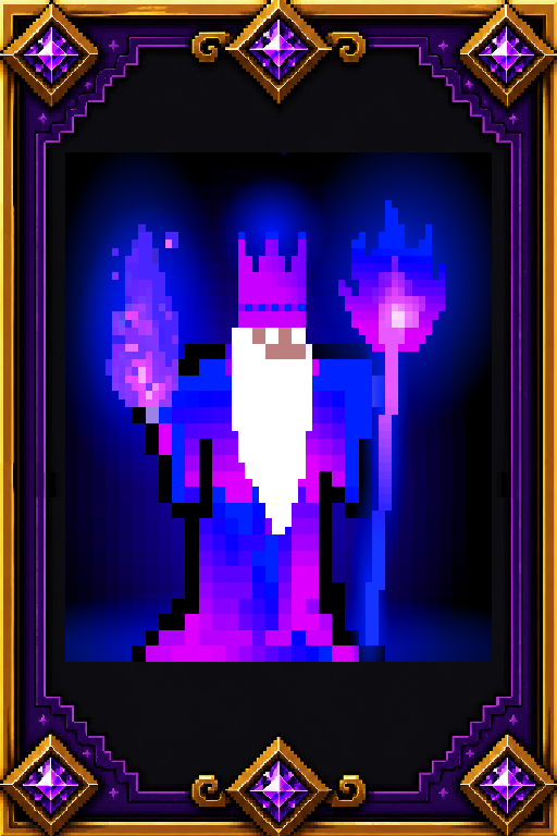 Wizard class card