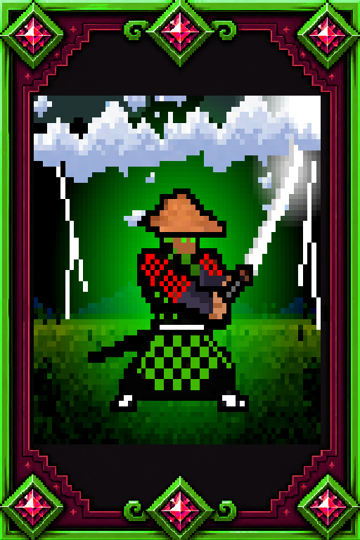 Samurai class card